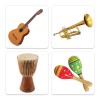Exemple de cartes - catégorie Instruments de musique