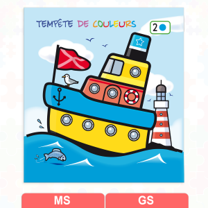 Jeu de discrimination visuelle - Tempête de couleurs