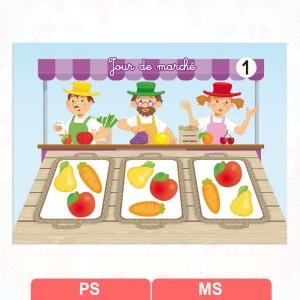 Jeu de lecture et compréhension de consignes - JOUR DE MARCHÉ
