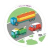 Pack 6 puzzles – Les transports