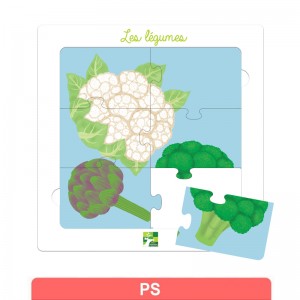 PUZZLE LES LÉGUMES-FLEURS