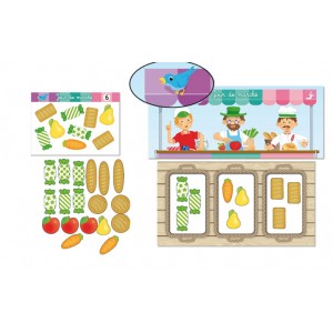 Jeu de discrimination visuelle - JOUR DE MARCHÉ